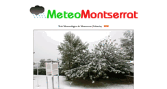 Desktop Screenshot of meteomontserrat.com